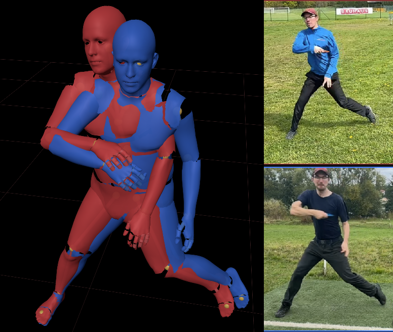 3D motion capture workspace