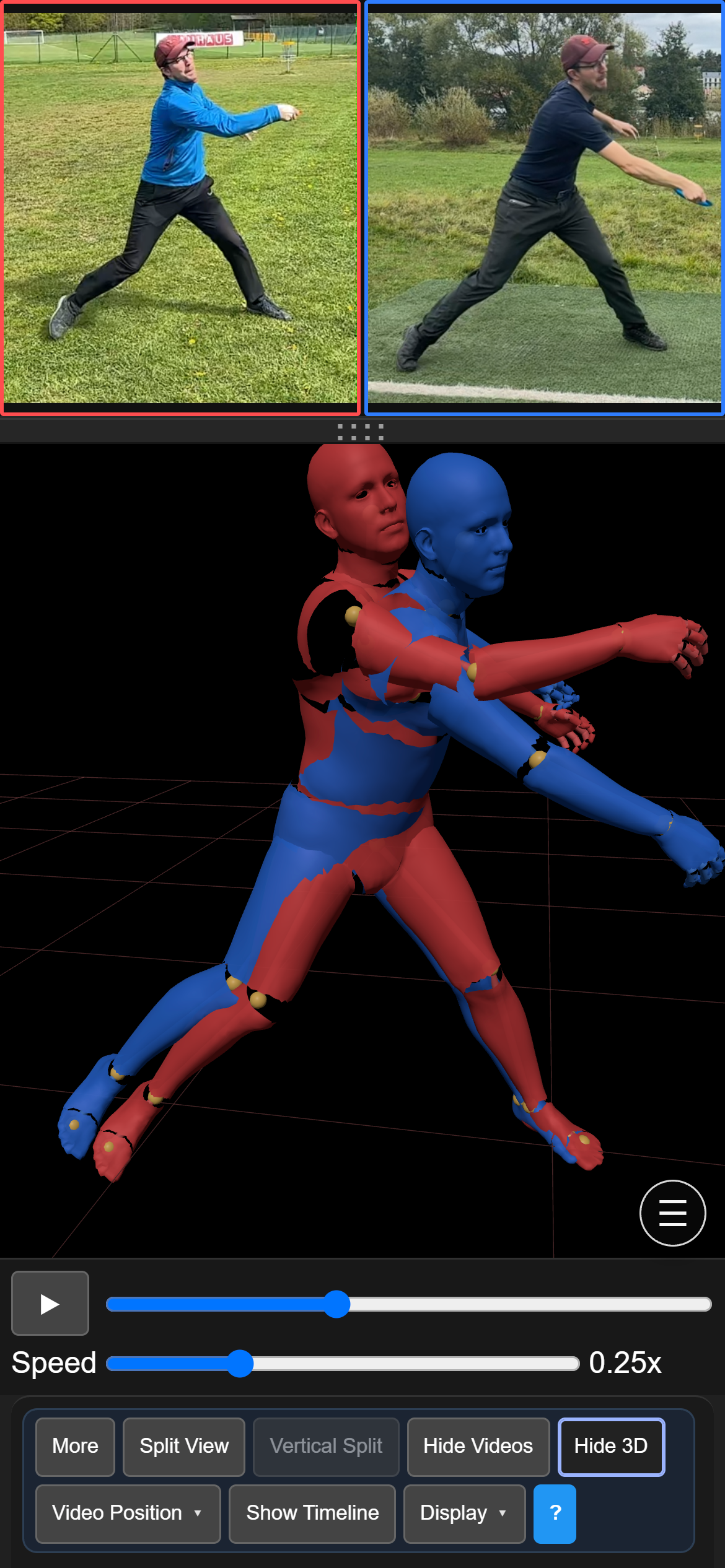 3D motion capture on mobile