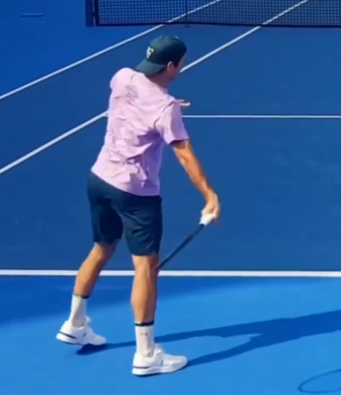 Tennis reference motion thumbnail